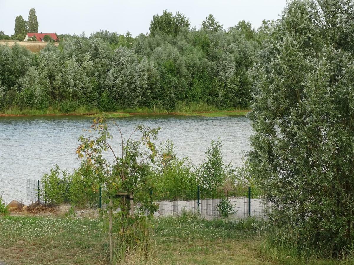 Feriendomizil Am Stoermthaler See, Lagovida, Leipziger Neuseenland, Grosspoesna, Privatstrand Exteriör bild