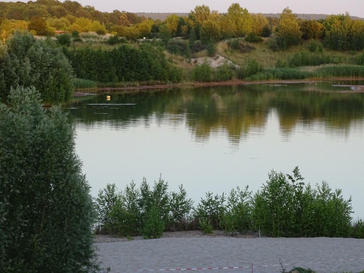Feriendomizil Am Stoermthaler See, Lagovida, Leipziger Neuseenland, Grosspoesna, Privatstrand Exteriör bild