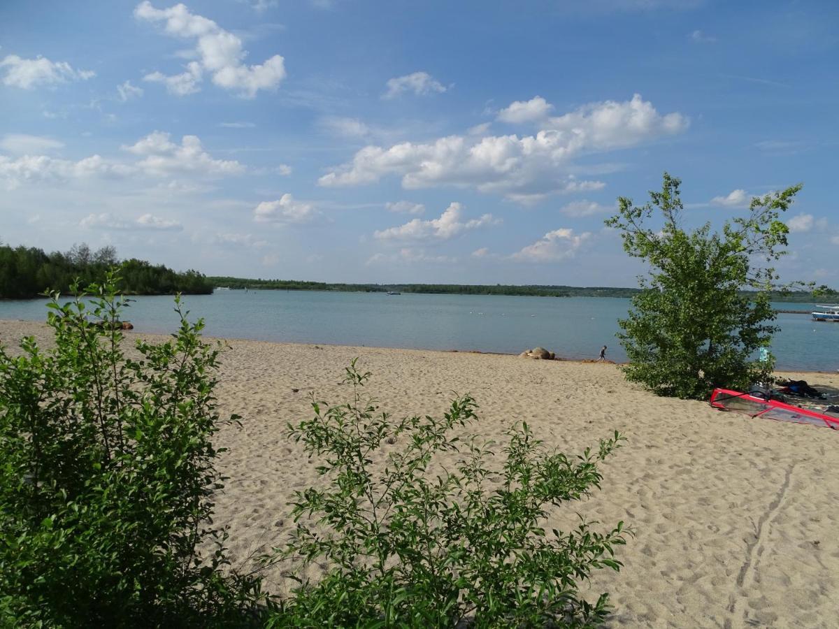 Feriendomizil Am Stoermthaler See, Lagovida, Leipziger Neuseenland, Grosspoesna, Privatstrand Exteriör bild