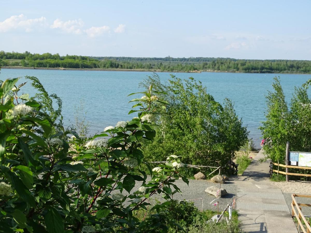 Feriendomizil Am Stoermthaler See, Lagovida, Leipziger Neuseenland, Grosspoesna, Privatstrand Exteriör bild
