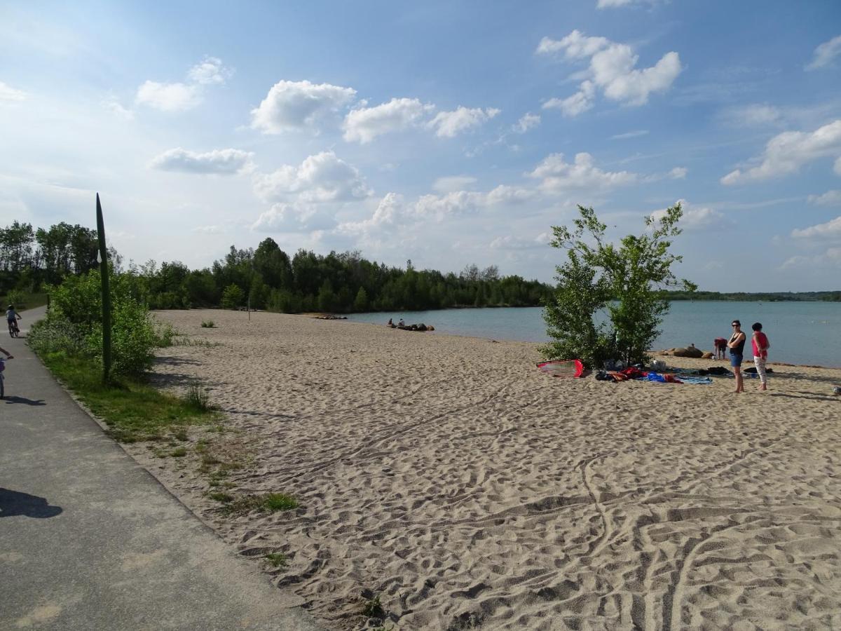 Feriendomizil Am Stoermthaler See, Lagovida, Leipziger Neuseenland, Grosspoesna, Privatstrand Exteriör bild
